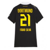 Borussia Dortmund Fabio Silva #21 Vieraspaita Naiset 2026-27 Lyhythihainen